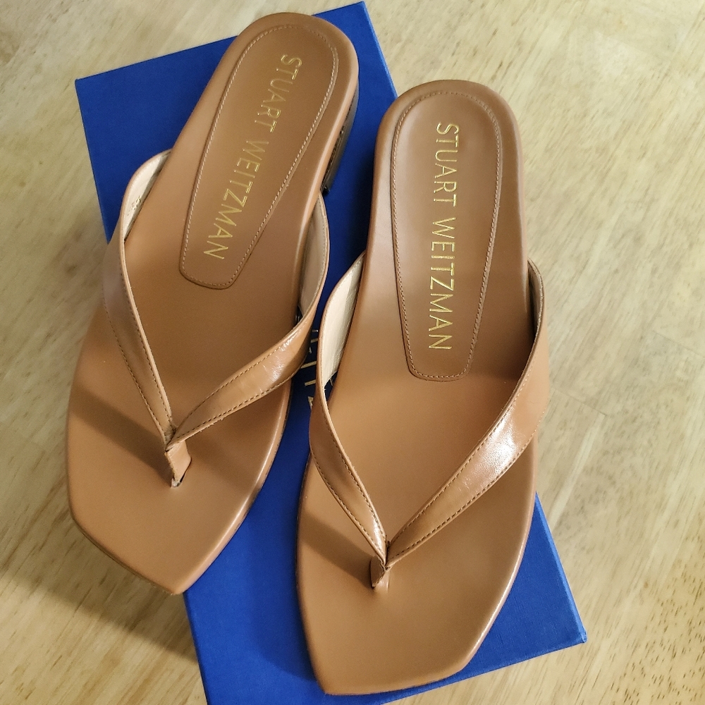 Stuart Weitzman Aldona tan sandal 6.5